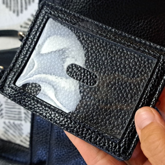 Steve Madden vegan leather multi compartment zip travel messenger laptop bag - Picture 6 of 17